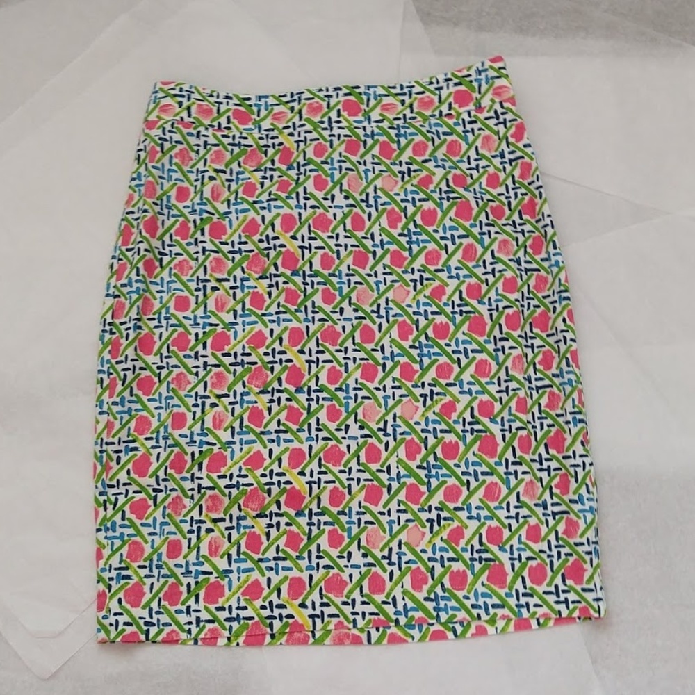 Tommy Bahama Romantique Linen Blend Skirt.